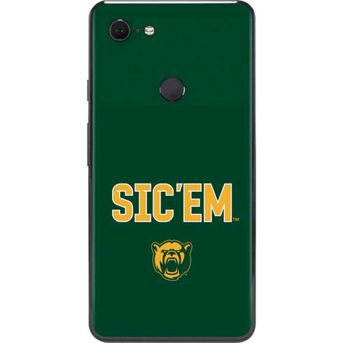 Baylor University Sic Em Green Google Pixel 3 XL Skin